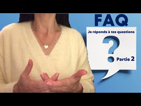 ASMR * FAQ partie 2 * je réponds à tes questions