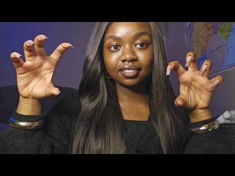 ASMR Scratching Your Itch Away 💅🏾 (personal attention, up-close, nail tapping)