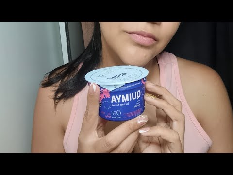 ASMR comiendo YOGURT con los Dedos | Video sin editar
