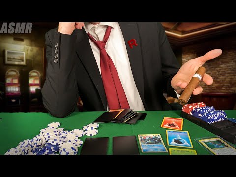 [ASMR] 🎲Worst Reviewed Pokémon Casino Dealer | Slow then Fast Triggers