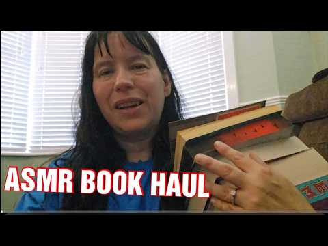 This is a whispered Asmr Book Haul video