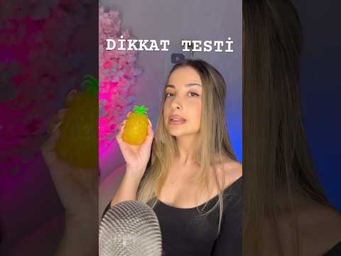 Dikkat eksikliğin var mı? #asmr #asmrvideo