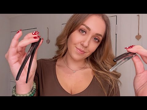 ASMR Sectioning & Clipping Your Hair lofi