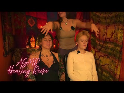 Reiki & Sound Healing ASMR by  @Jazzmutchholisticsasmr  w  @asmr_beauty  for deep sleep & relaxation