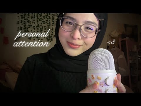 [ASMR] personal attention focusing on YOU 🫵🏻☺️mouth sounds, energy plucking & more!