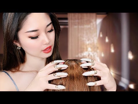 [ASMR] ~Brain Melting~ Head Scratching and Massage