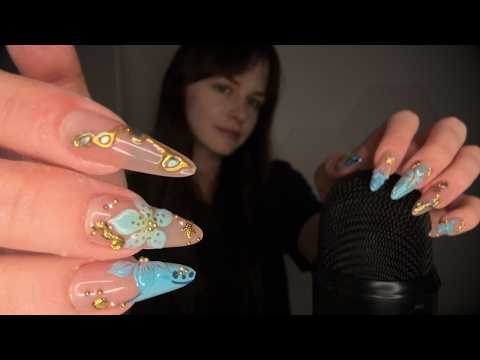 ASMR to Make You Feel Nonchalant (Mic Scratches, Hand & Nail Sounds, Semi-Unintelligible Whispers)