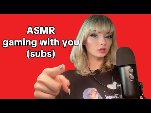 ASMR Gaming with subs (Crab Game)