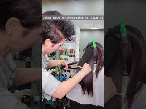 Sizzling Hair ASMR | Soft Straightening (Rhea Jeong)