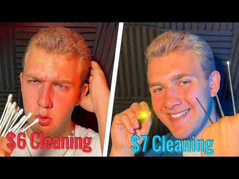 ASMR $6 VS $7 Ear Cleaning 