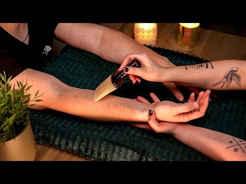 ASMR Soft Hands, Tracing & Brushing for Overwhelmed Minds (No Talking)