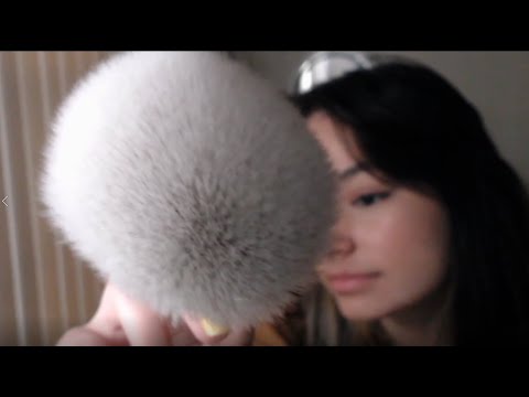 [ASMR] Can I brush your face? [layered sounds]