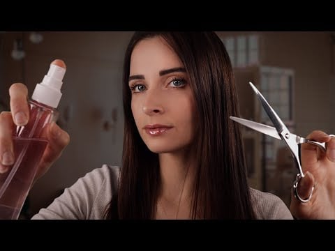 ASMR Deutsch: Friseur Roleplay ✂ Haare schneiden und einschlafen (Soft Spoken German ASMR)
