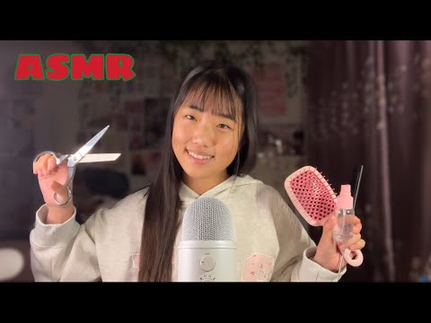 Fast & Aggressive Hair Cut ASMR 🎄🎁 Christmas Edition!!