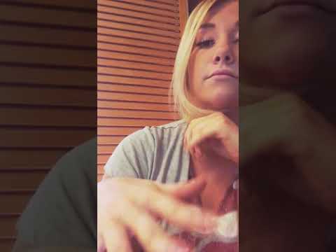ASMR hand movements and mouth sounds