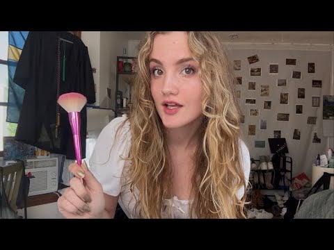 you are naturally beautiful—you don’t have to try | Positive Affirmations & asmr grwm + makeup