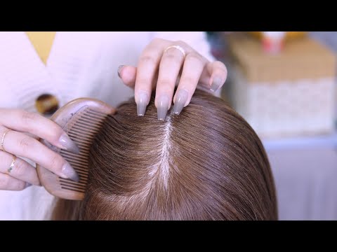 Super Tingly Hair Brushing for Deep Sleep No Talking