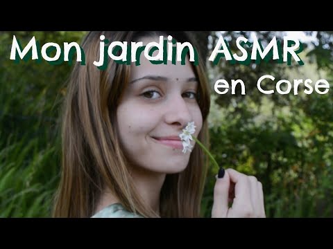 ASMR FRANÇAIS - Multidéclencheurs dans le jardin (visuels et sons) ❤️