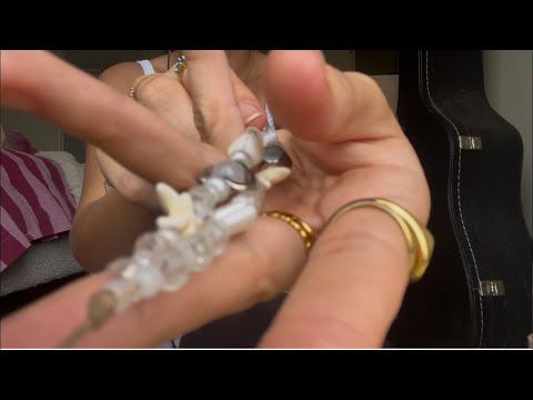 My first ASMR video - tapping and scratching random items 