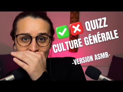 ASMR FR | 20 QUESTIONS DE CULTURE GÉNÉRALE 📚 (TEST)