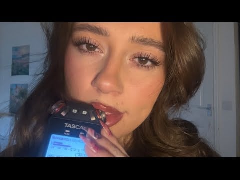 ASMR Soft Tascam Nibbles & Mouth Sounds To Welcome You Into 2026💕💕