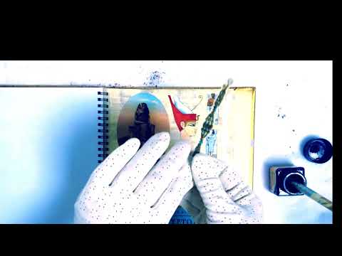 HANDS in AJOUR GLOVES 🤚 ✍️ WRITING and TALKING👄  [[ASMR]]