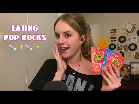 Eating Pop Rocks ASMR 🍬✨ [Crunchy/Crackling Mouth Sounds]