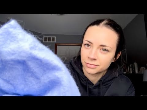 ASMR | Face Covering & Finger Tracing For Sleep 😴 