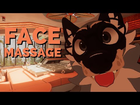 [Furry ASMR] Raccoon Gives You a Face Massage (Binaural Lotion Sounds, No Talking)