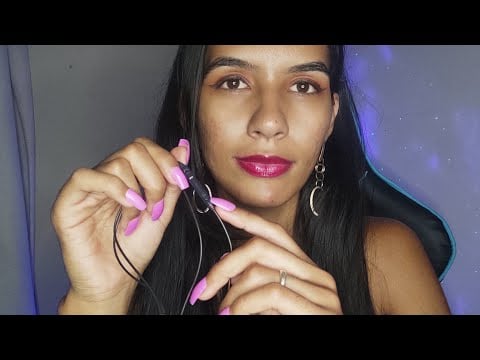 ASMR CASEIRINHO COM O FONE DE OUVIDO SONS DE BOCA, TAPPING INTENSOS, BRUSHING MIC 🤤