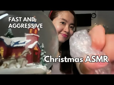 Fast And Aggressive ASMR No Talking| Tingly Christmas ASMR 🎧🎄