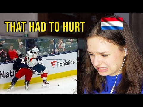 European Reacts to the 20 Most BRUTAL NHL Hits Ever (Hockey is INSANE)
