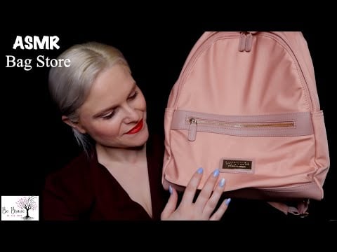 [ASMR] Tingly Bag Store Roleplay ~ Tapping, Scratching & Leather Sounds