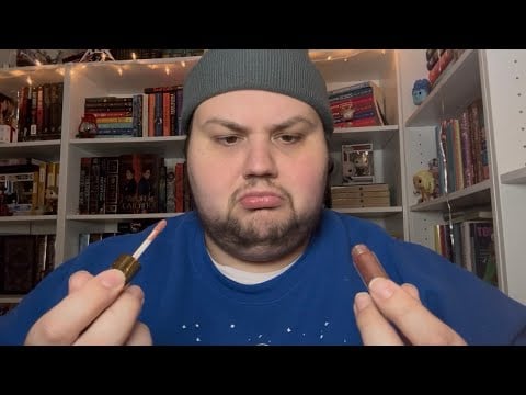 asmr getting your christmas makeup done (by a complete amateur)