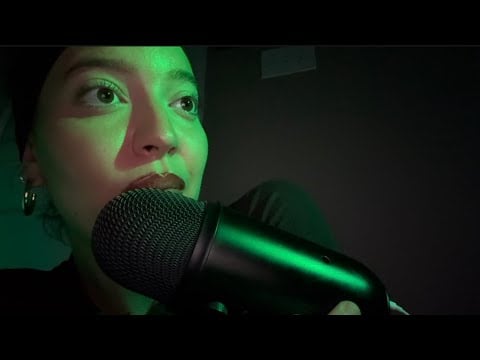 asmr | whisper ramble + soft mouth sounds 