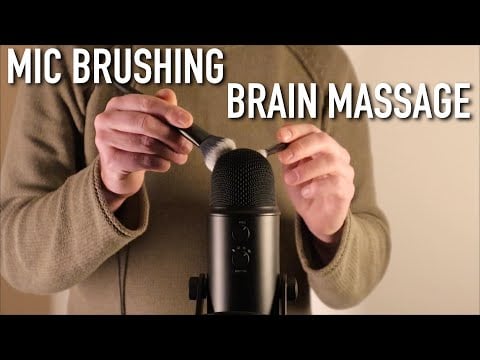 ASMR Mic Brushing, Brain Massage (No Talking)