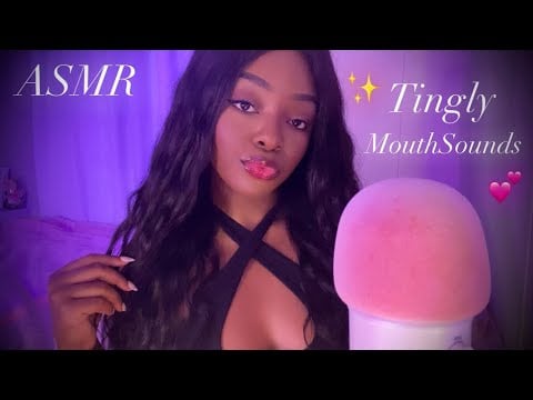ASMR | Tingly MouthSounds 🤍🎧 Wet + Dry No Talking ✨💕