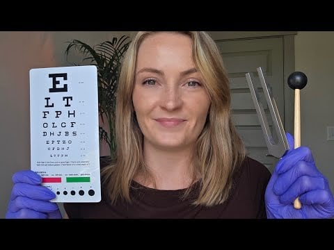 ASMR Realistic Cranial Nerve Exam
