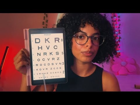ASMR ROLEPLAY | Examinando Seus Olhos 👁️ Consulta Oftalmológica