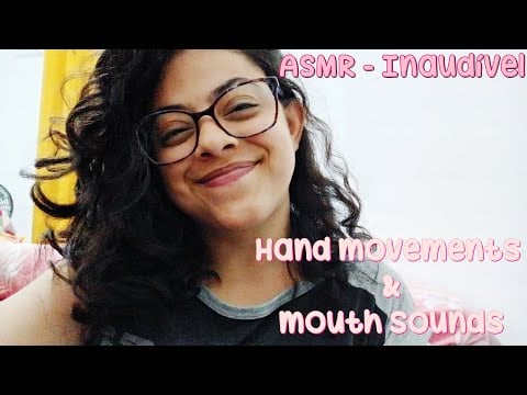 ASMR - Conversa inaudível, mouth sounds & camera touching
