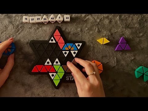 ASMR - Let’s do the Genius STAR Wooden Puzzle - Clicky Whispers