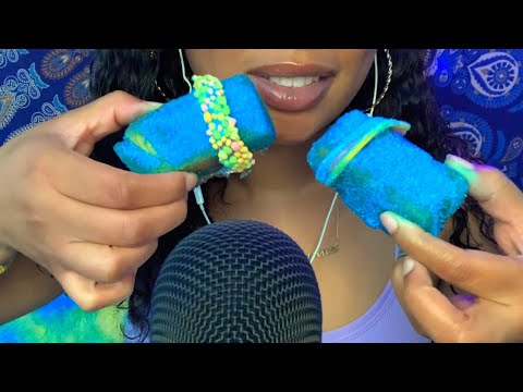 ASMR | Blue Pineapple Tanghulu 🍍💙 W/ Nerds Rope 😋