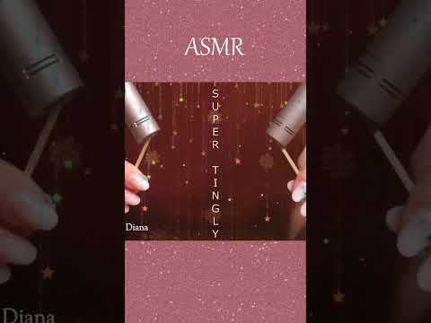 ASMR Mic Scratching with Wooden Sticks & Layered Visuals ❤️ #asmr #shorts