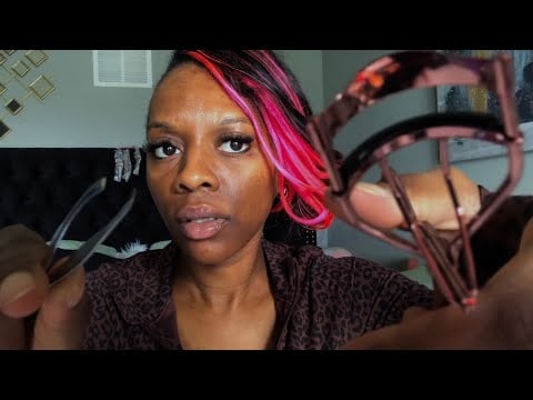 ASMR 💋 Bestie Grunge Pilates Princess Makeover Roleplay (plucking + bracelet sounds)