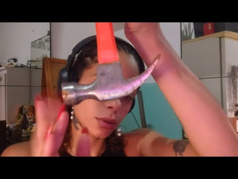 ASMR Tapping em coisas Aleatórias + Conversando com vocês 💖 CASEIRO