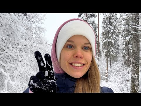 ASMR | Visiting A Snowy Forest ❄️ (whispers, footsteps, snow sounds)