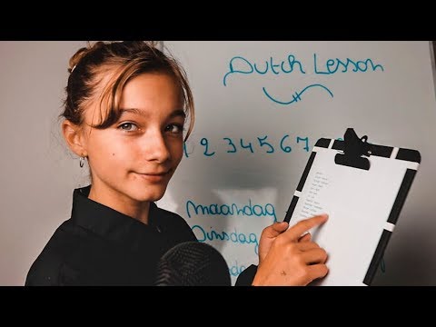 ASMR I *TRIED* TEACHING YOU DUTCH!