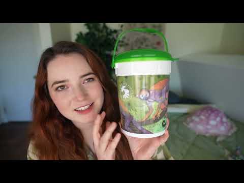 ASMR Show & Tell (stardew valley board game, mushroom hat, farmer's almanac)