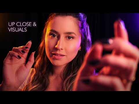 ASMR Up Close & Layered Sounds ☔  Visuals, Hand Movements ✨ Minimal talking