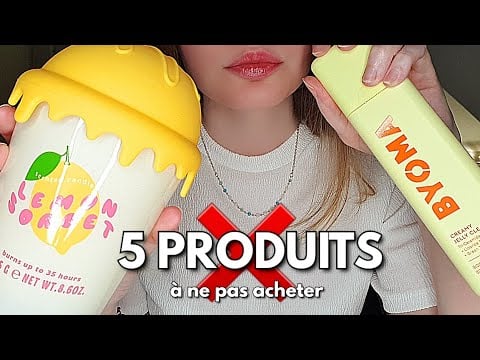 ASMR 😬 Les PIRES PRODUITS que j'ai testés 🙅‍♀️ (je ne recommande pas)